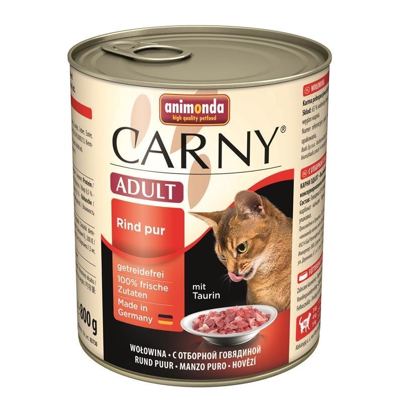 Carny Adult Katzenfutter – Rind pur 6x800g