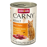 Carny Adult Katzenfutter – Rind & Huhn 6x400g