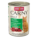 Carny Adult Katzenfutter – Rind, Pute & Kaninchen 6x400g