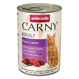 Carny Adult Katzenfutter – Rind & Lamm 6x400g
