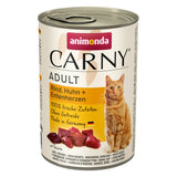 Carny Adult Katzenfutter – Rind & Huhn & Entenherzen 6x400g