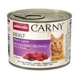 Carny Adult Katzenfutter – Rind & Lamm 6x200g