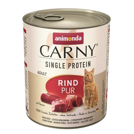 Carny Adult Single Protein Katzenfutter – Rind pur, 6x800g