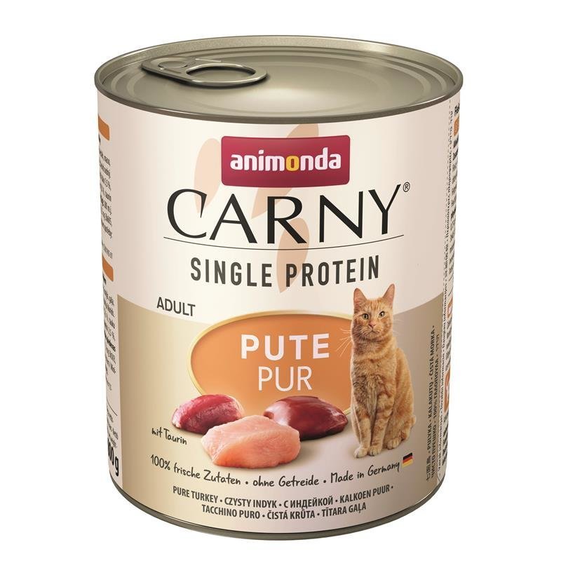 Carny Adult Single Protein Katzenfutter – Pute pur, 6x800g