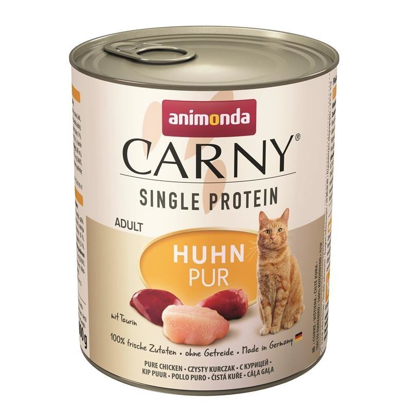 Carny Adult Single Protein Katzenfutter – Huhn pur, 6x800g