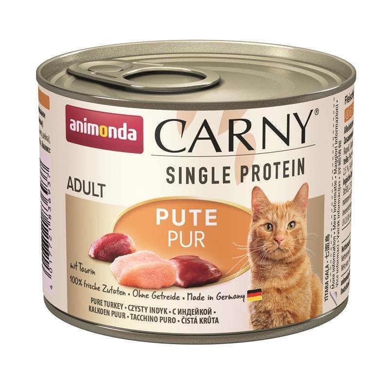 Carny Adult Single Protein Katzenfutter – Pute pur, 6x200g