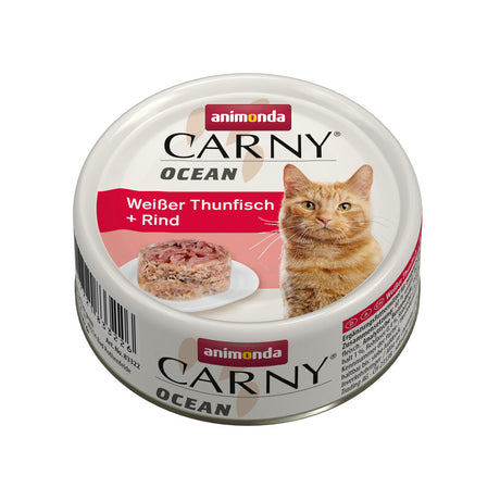 Animonda Carny Ocean Katzenfutter – Thunfisch & Rind 12x80g