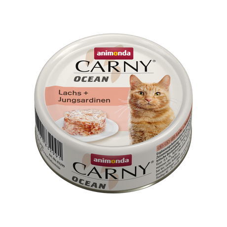 Animonda Carny Ocean Katzenfutter – Lachs & Jungsardinen 12x80g