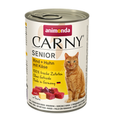 Animonda Carny Senior Katzenfutter – Rind & Huhn & Käse 6x400g
