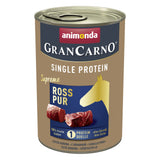 GranCarno Single Protein Hundefutter – Ross - 6 x 400 g