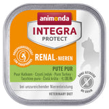 Animonda Integra Protect Niere Katzenfutter Schälchen – mit Pute 16x100g