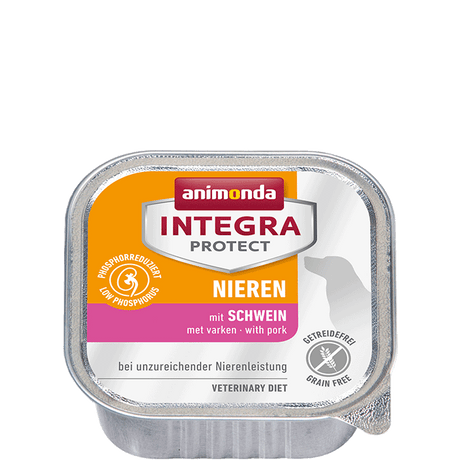 Animonda Integra Protect Niere Schälchen Hundefutter – Huhn 11x150g