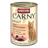 Katzen Nass Futter Carny Adult – Pute & Hühnchenleber, 6x400g