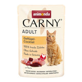 Katzen Nassfutter Carny Adult in Tütchen – Rind & Huhn, 12x85g