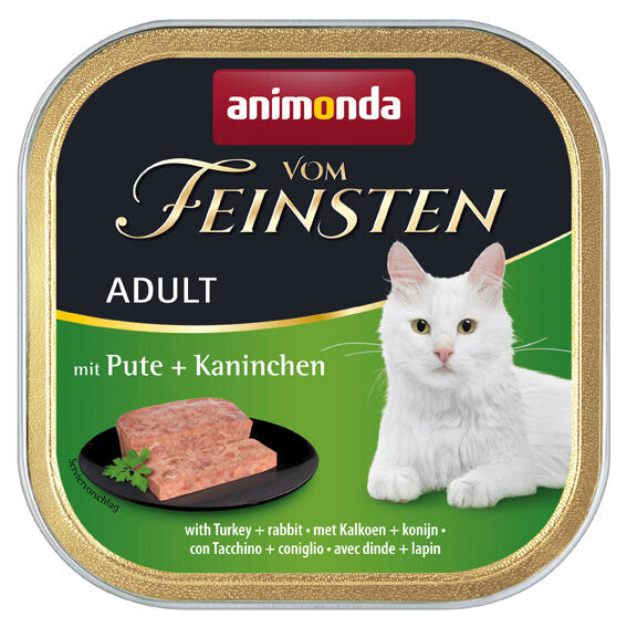 Animonda vom Feinsten Adult Katzenfutter – Pute & Kaninchen 32x100g