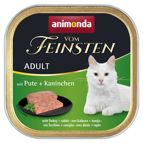 Animonda vom Feinsten Adult Katzenfutter – Pute & Kaninchen 32x100g