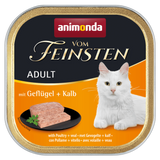 Animonda vom Feinsten Adult Katzenfutter – Geflügel & Kalb 32x100g