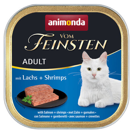 Animonda vom Feinsten Adult Katzenfutter – Lachs & Shrimps 32x100g