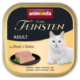 Animonda vom Feinsten Adult Katzenfutter – Rind & Huhn 32x100g