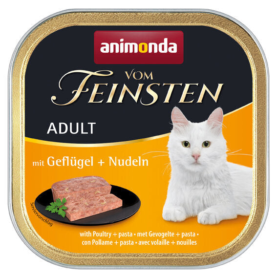Animonda vom Feinsten Adult Katzenfutter – Geflügel & Nudeln 32x100g