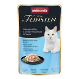 Animonda vom Feinsten Katzenfutter im Portionsbeutel – mit Hühnchenfilet & weißer Thunfisch 18x50g