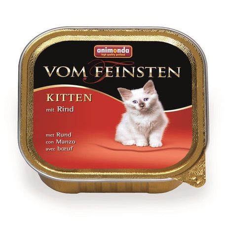Animonda vom Feinsten Kitten Katzenfutter – Rind 32x100g