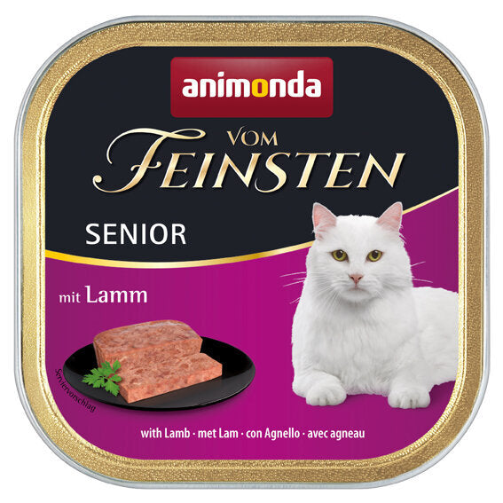Animonda vom Feinsten Senior Katzenfutter – mit Lamm 32x100g