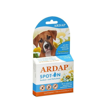 Ardap Spot-On für Hunde – für Hunde von 10-25 kg  3 x 2.5 ml