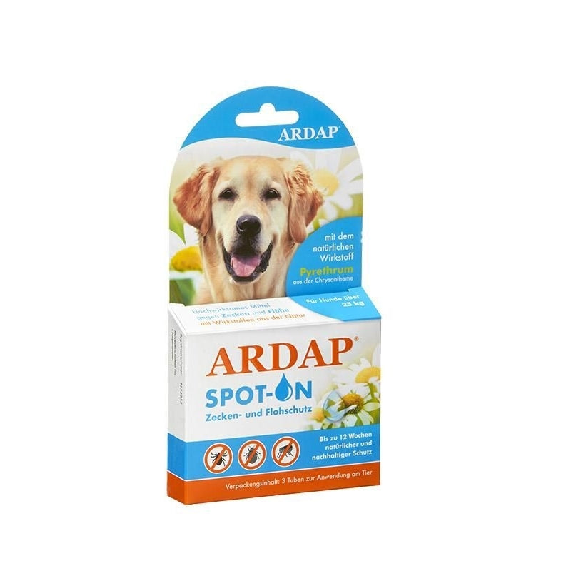 Ardap Spot-On für Hunde – für Hunde über 25 kg  3 x 4.0 ml