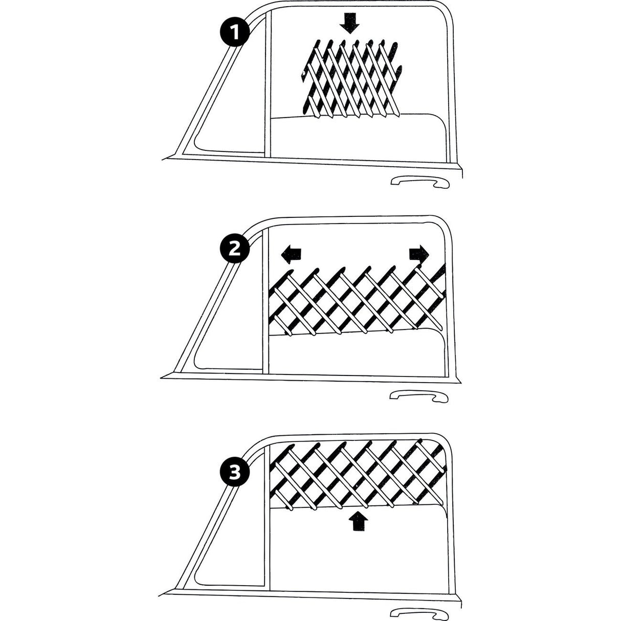 Auto Fenstergitter für Hunde