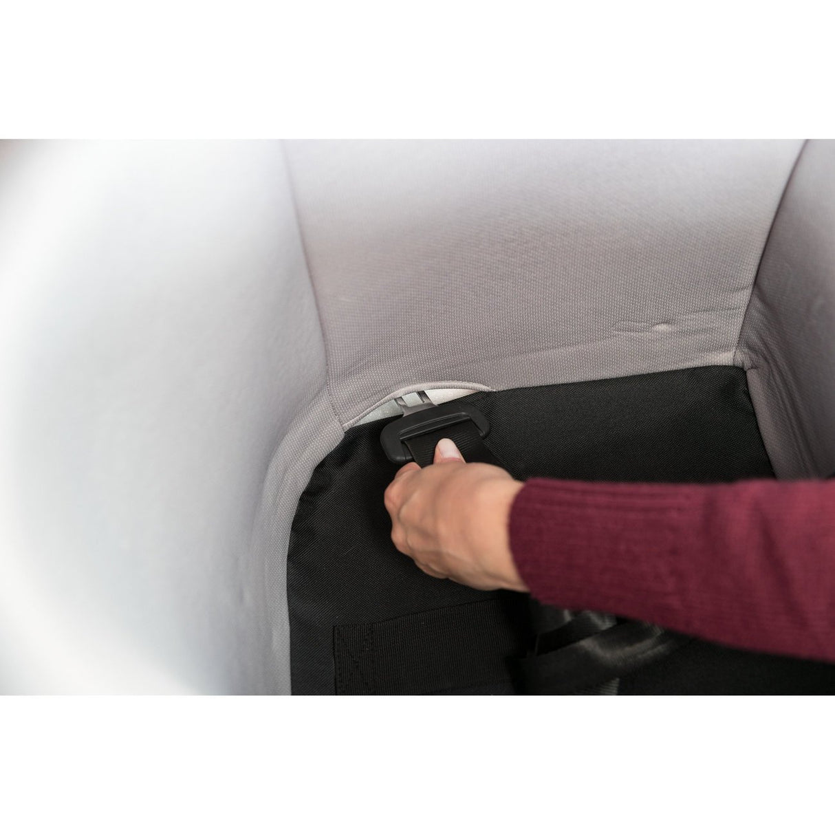 Hundeautositz mit Kurzleine