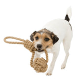 BE NORDIC Hunde Spieltau mit eingeflochtenem Ball