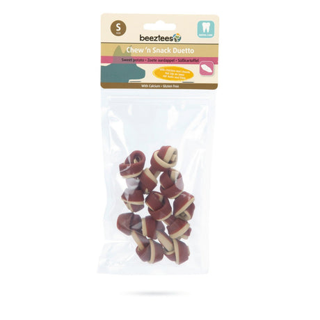 Chew'n Snack Duetto mit Süßkartoffel – Gr. S - 6 cm - Huhn und Käse