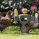 ECO Hühner Snackturm mit Behältern