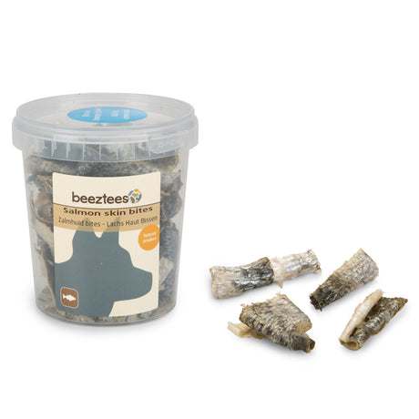 Beeztees Fisch Bites Hundesnack – Lachshaut 75 gr