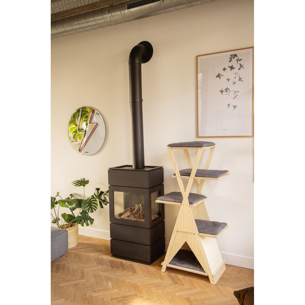 Beeztees Holz Kratzbaum Mirza