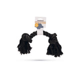 Hunde Spieltau mit 2 Knoten Schwarz
