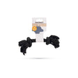 Hunde Spieltau mit 2 Knoten Schwarz