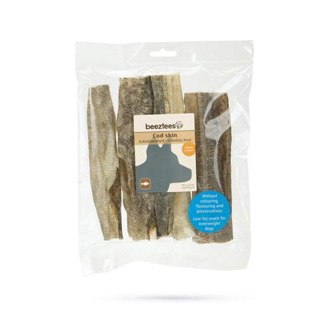 Beeztees Kabeljauhaut Hundesnack – 50 g