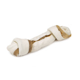 Beeztees Kauknoten mit Lachs für Hunde – 1 Stck. - L: 26 cm (170-180g)