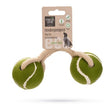 Minus One Nachhaltiger Duo Tennisball – 21 x Ø 6,3 cm, grün