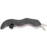 Minus One Nachhaltiges Katzen Spielzeug Schlange – 25 x 5 x 2,5 cm, grau