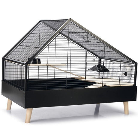 Beeztees Nagerkäfig Ayaz – 78 x 48 x 61 cm, schwarz