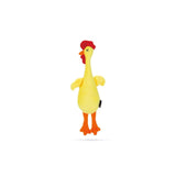 Plüschspielzeug Huhn – 40 x 10 x 5 cm - gelb
