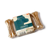 Beeztees Rinderhaut Kauknochen für Hunde – 5 Stk. - L: 7.5 cm/20 - 25 g