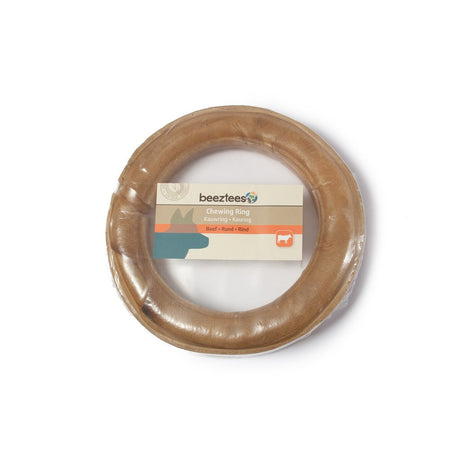 Beeztees Rinderhaut Kauring für Hunde – 1 x ø: 15 cm (ca.185g)
