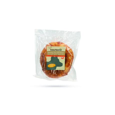 Beeztees Rinderhaut Ring mit Huhn