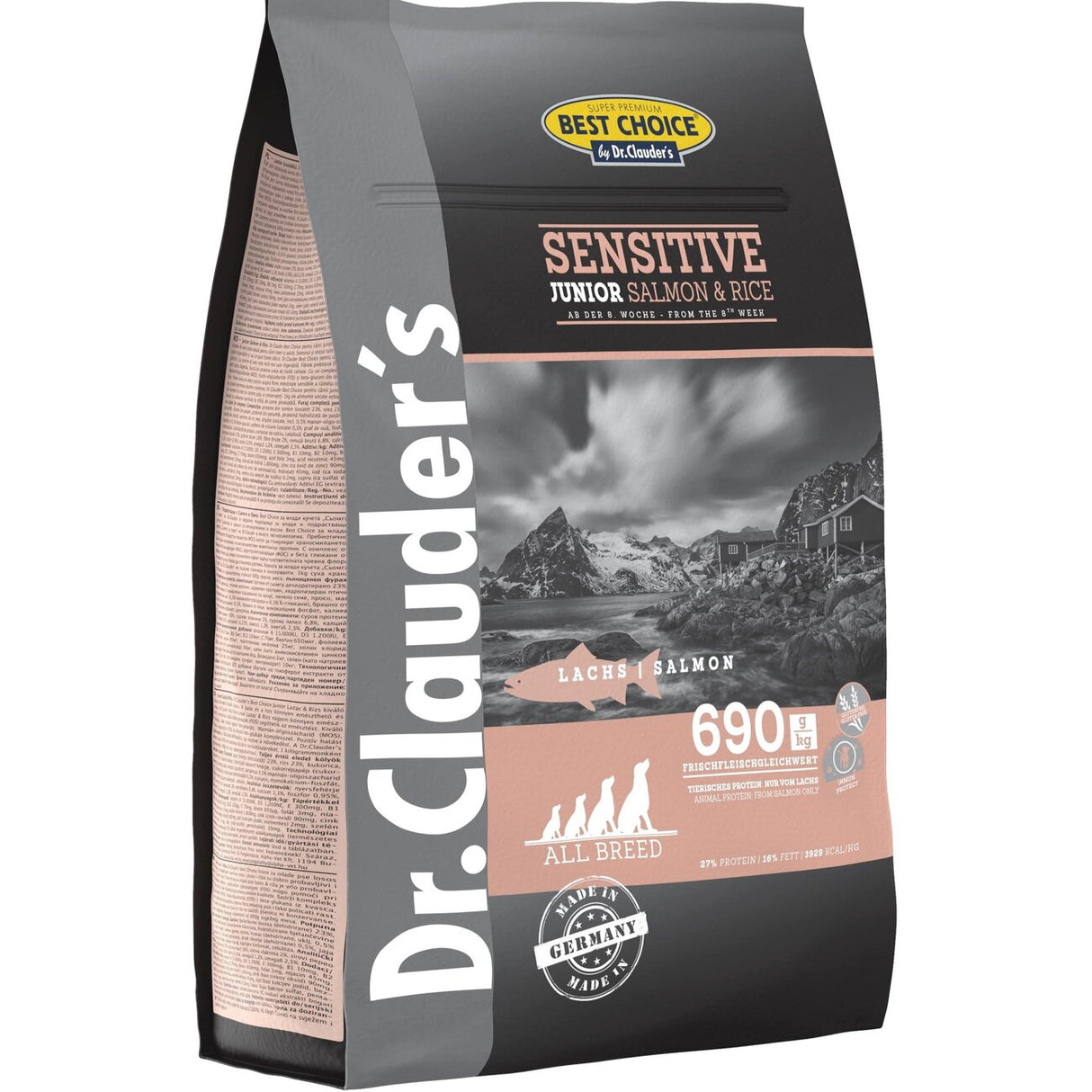Best Choice Junior Lachs & Reis Hundefutter – 350 g