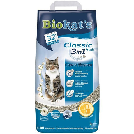 Biokats Classic 3 in 1 Fresh Cotton Blossom Katzenstreu