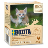 Häppchen in Sauce im Tetra Recart Katzenfutter – 6x370g, Hühnchen für Kitten